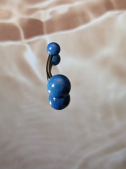 Blue Belly Ring