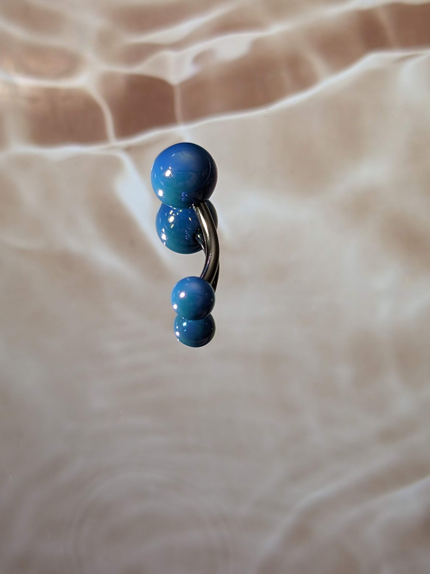 Blue Belly Ring