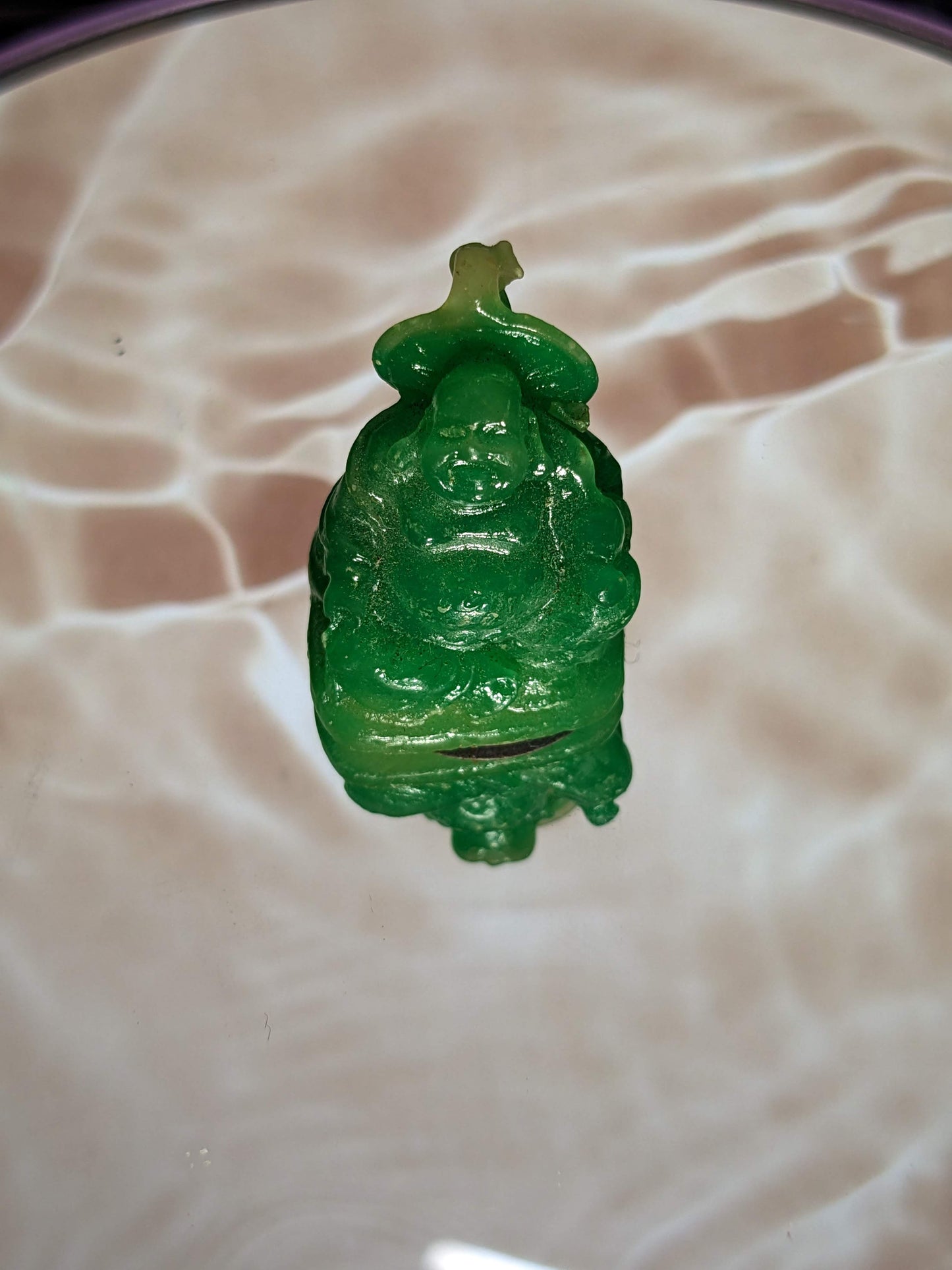 Green Stone Buddha