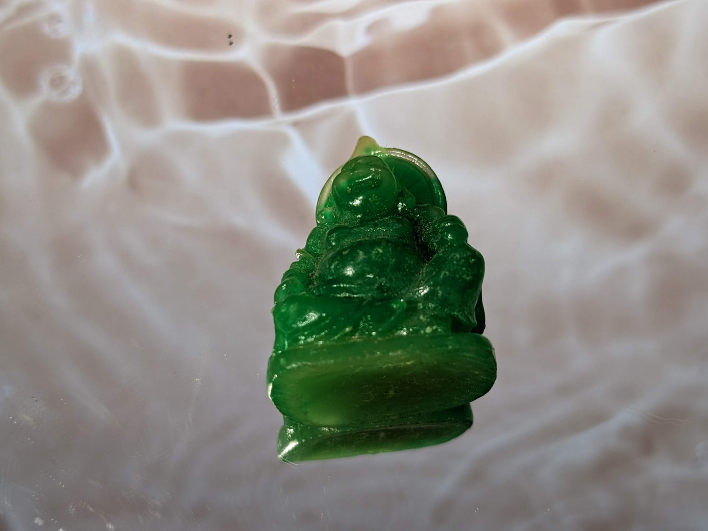 Green Stone Buddha