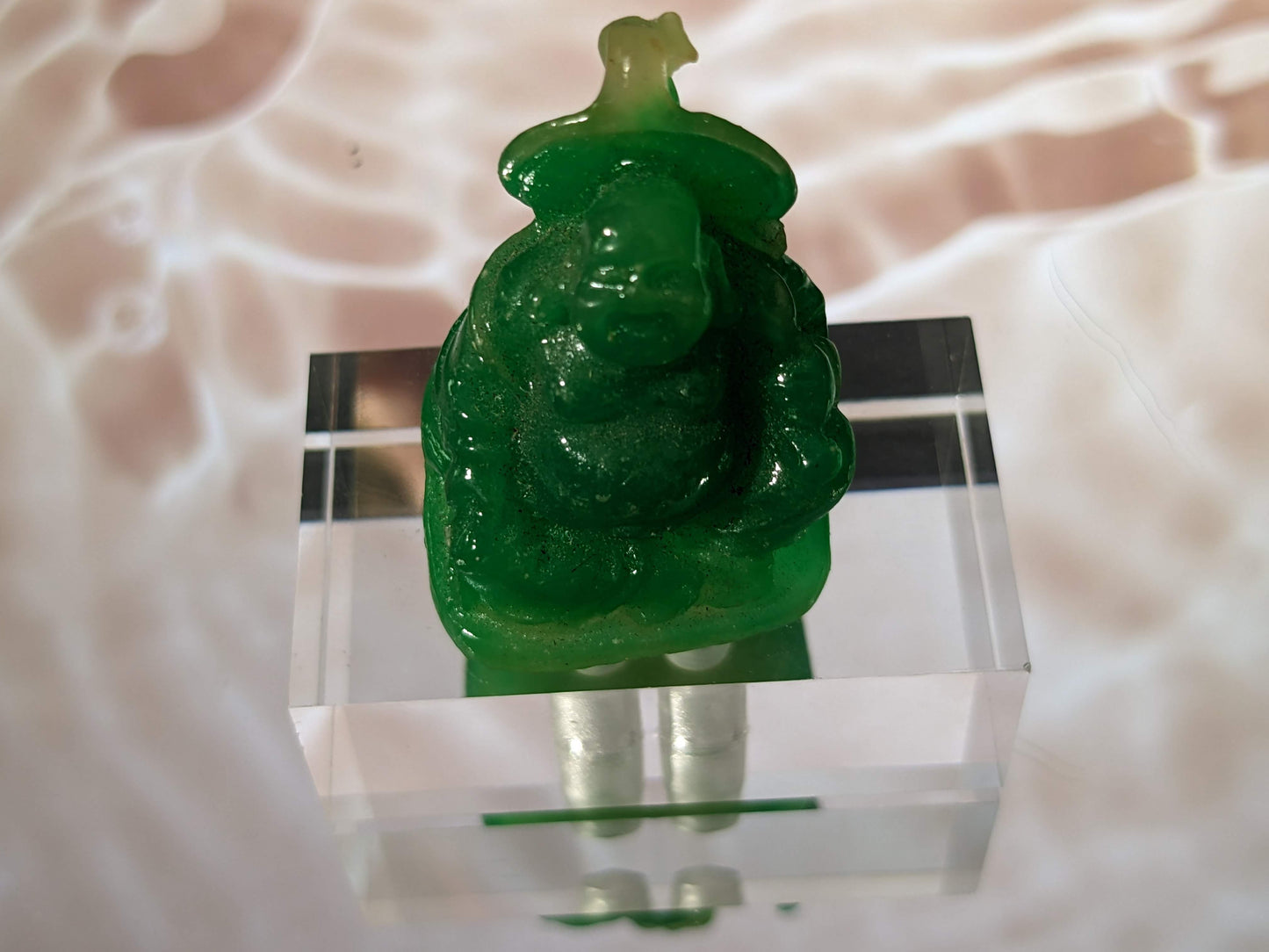 Green Stone Buddha