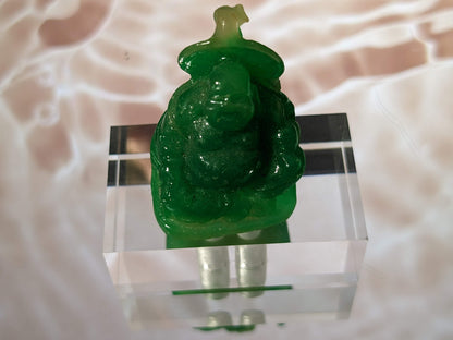 Green Stone Buddha