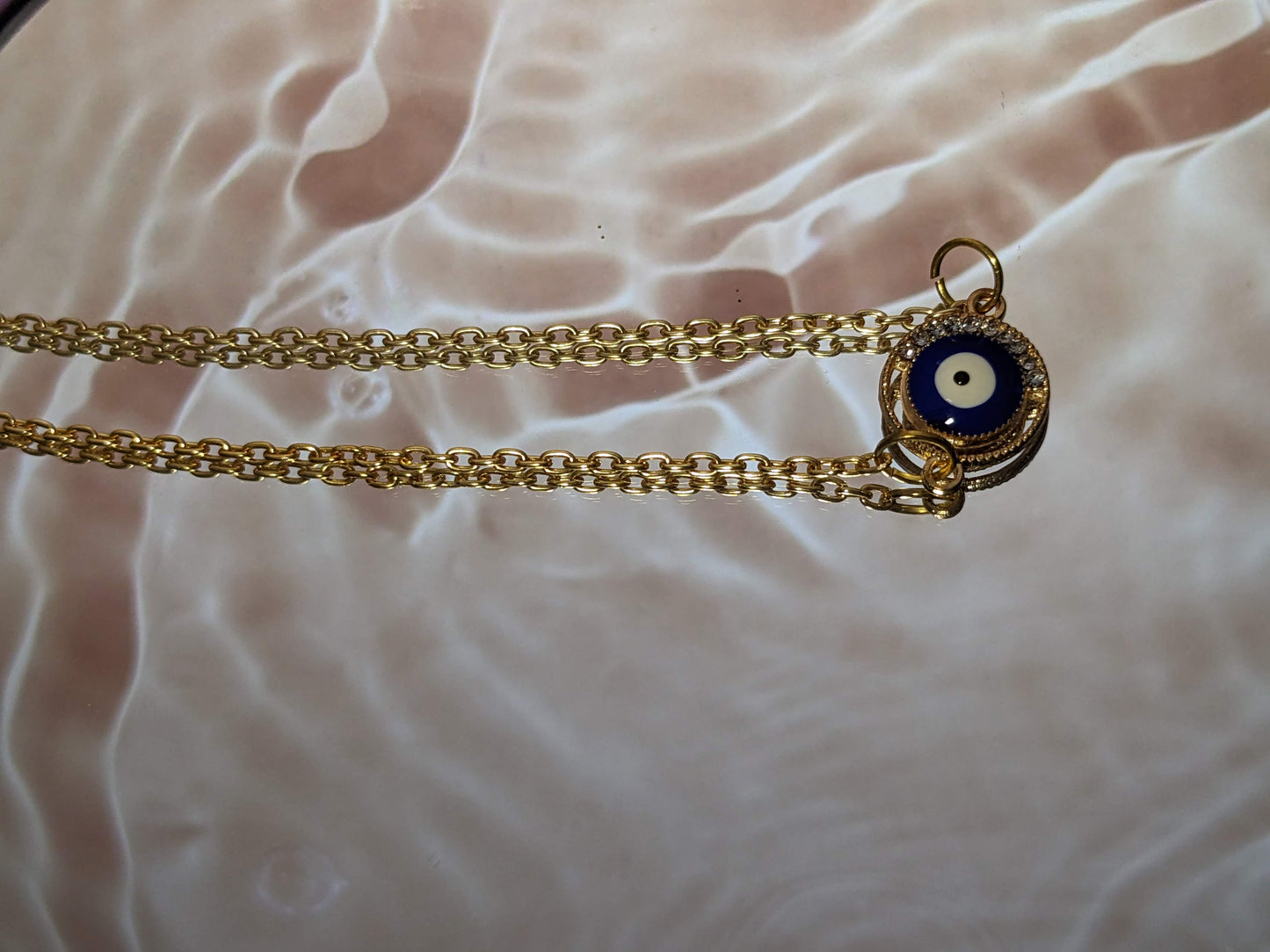 Evil Eye Round Necklace