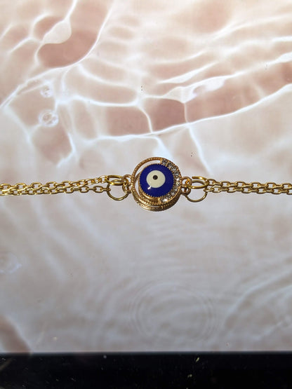 Evil Eye Round Necklace