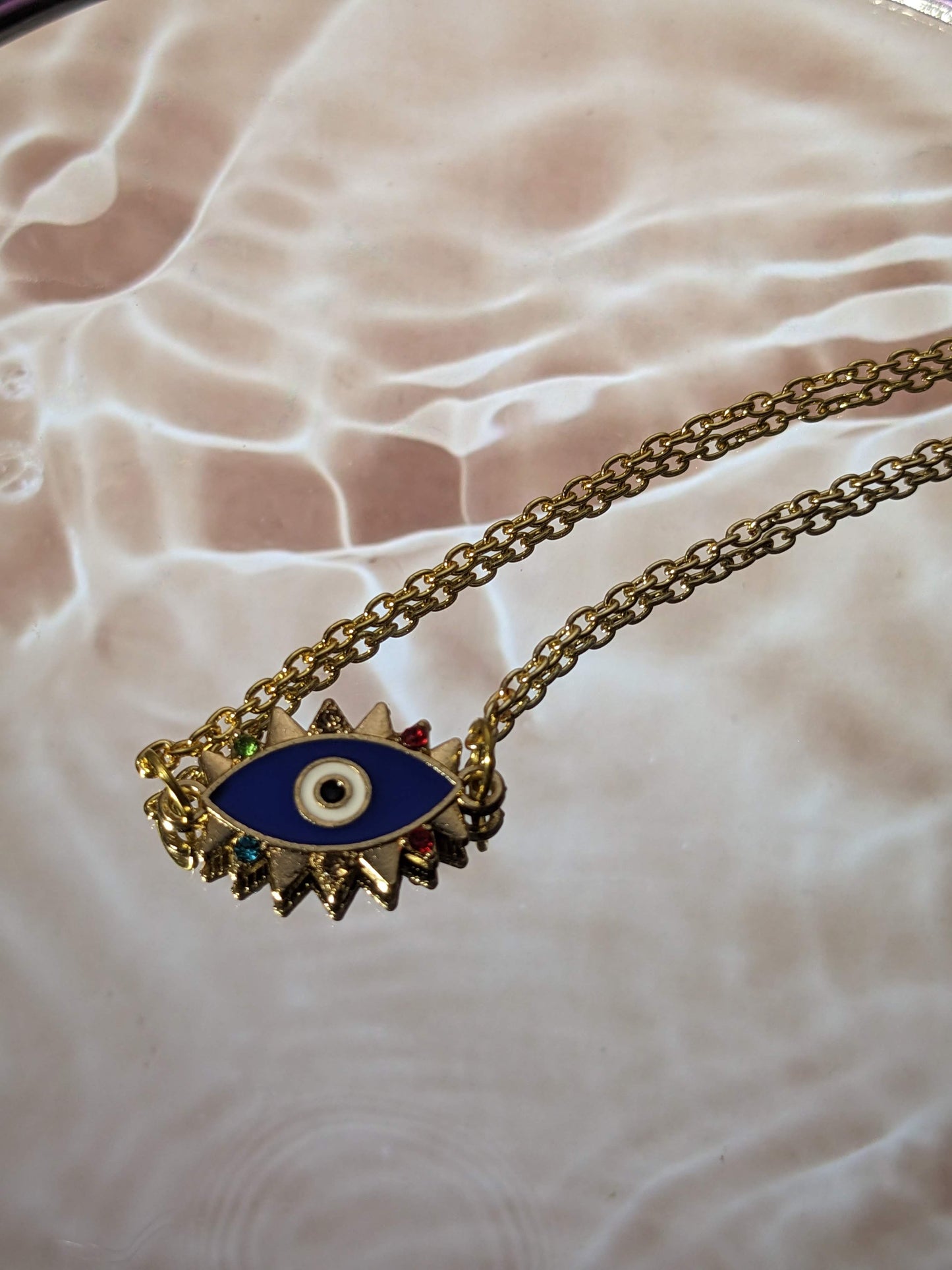 Evil Eye Stones Necklace