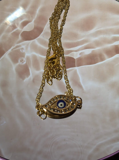 Evil Eye Blue Necklace