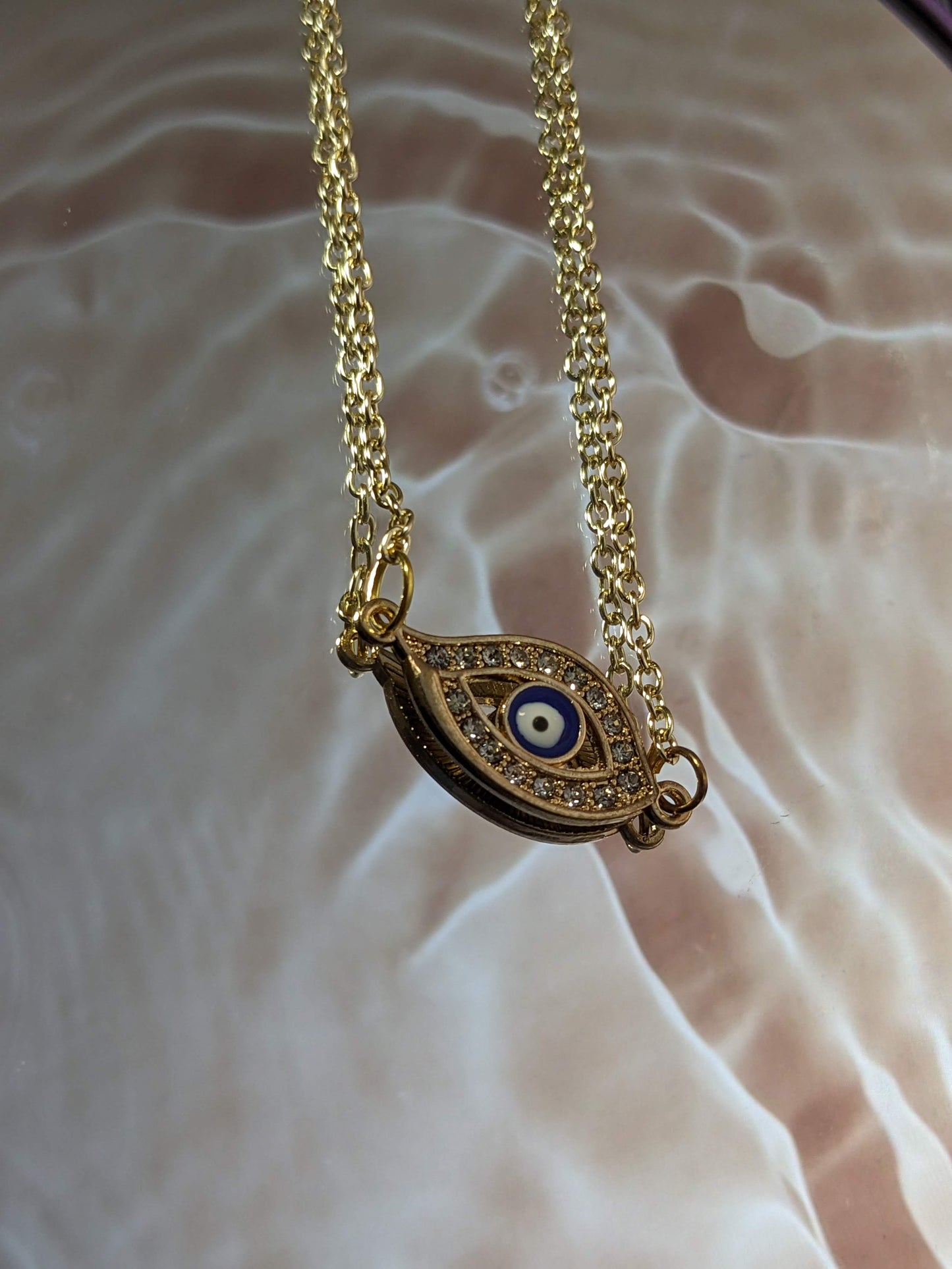 Evil Eye Blue Necklace