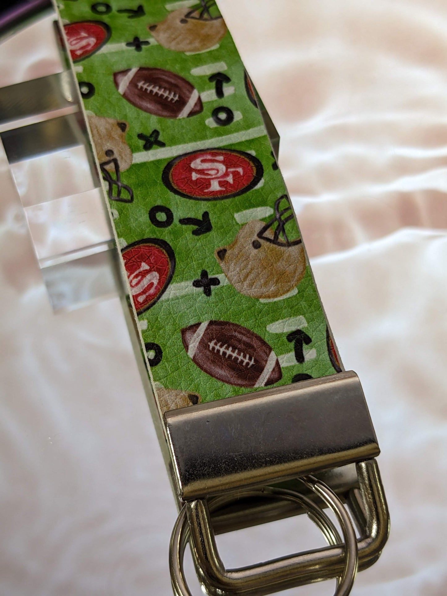 SF Football Keychain