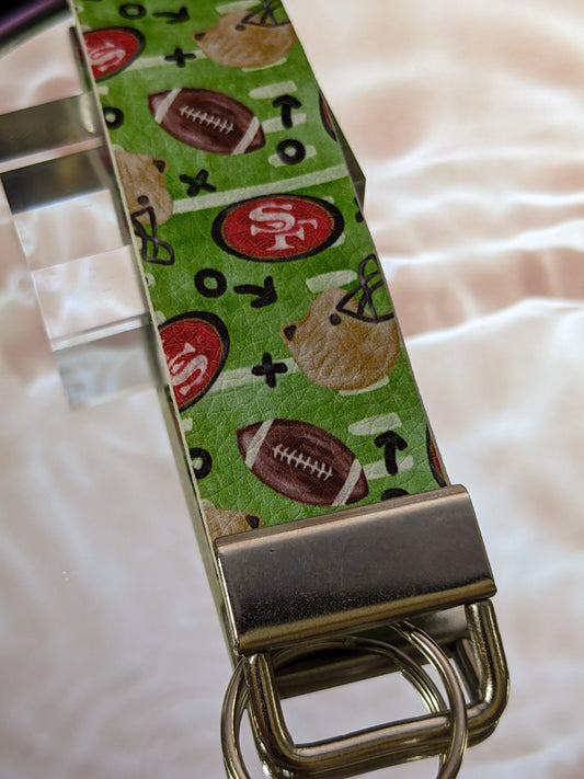 SF Football Keychain