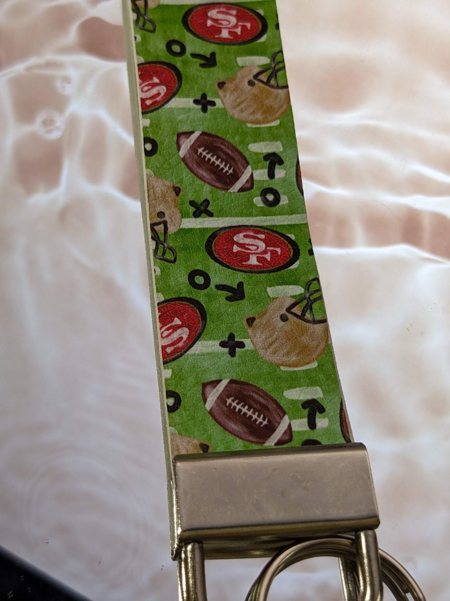 SF Football Keychain