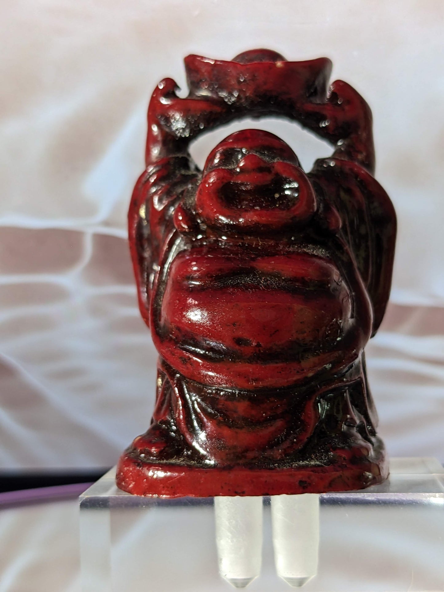 Red Laughing Buddha