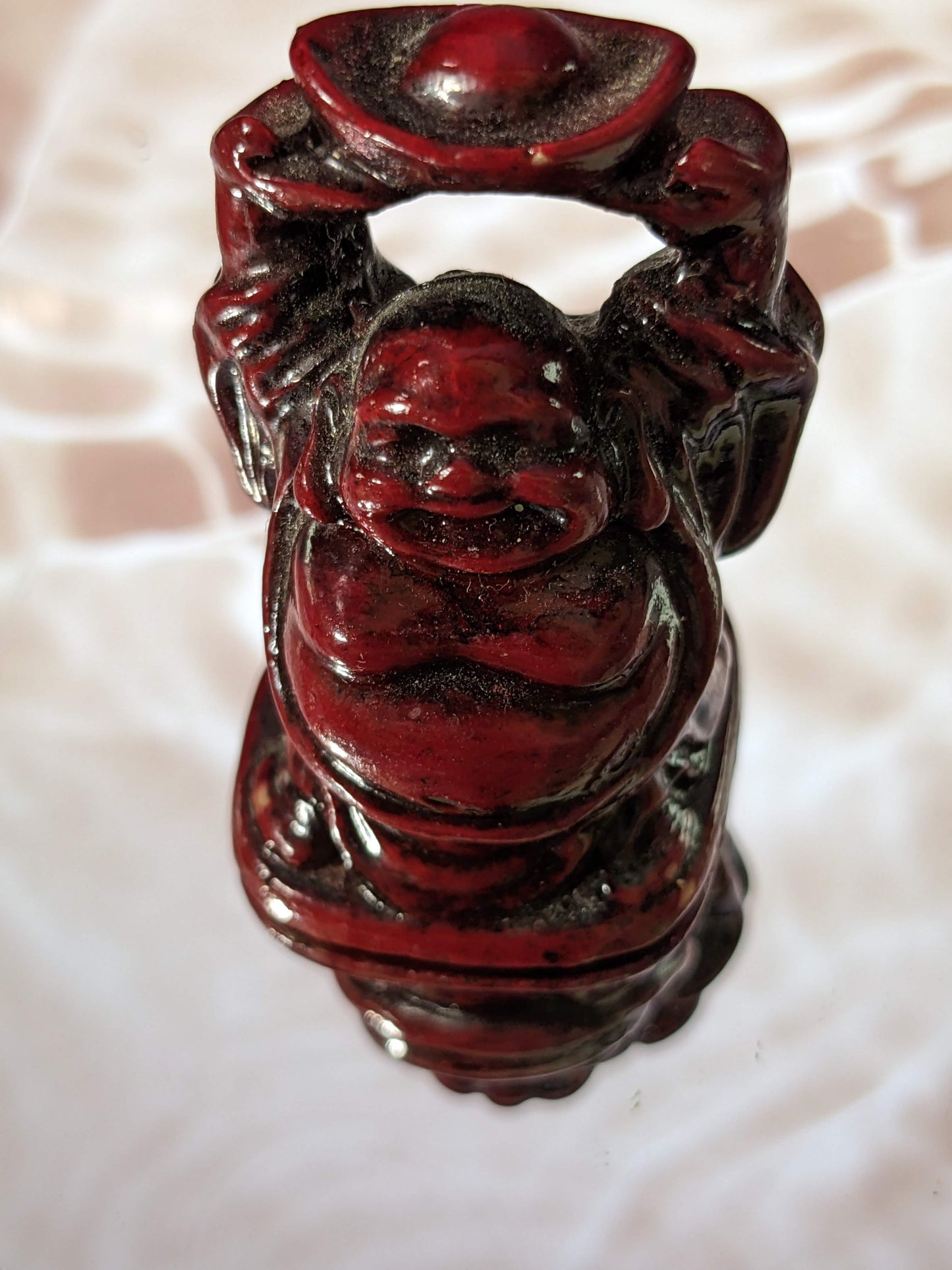 Red Laughing Buddha