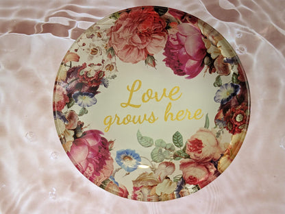 Love Grows Here Jewelry Dish