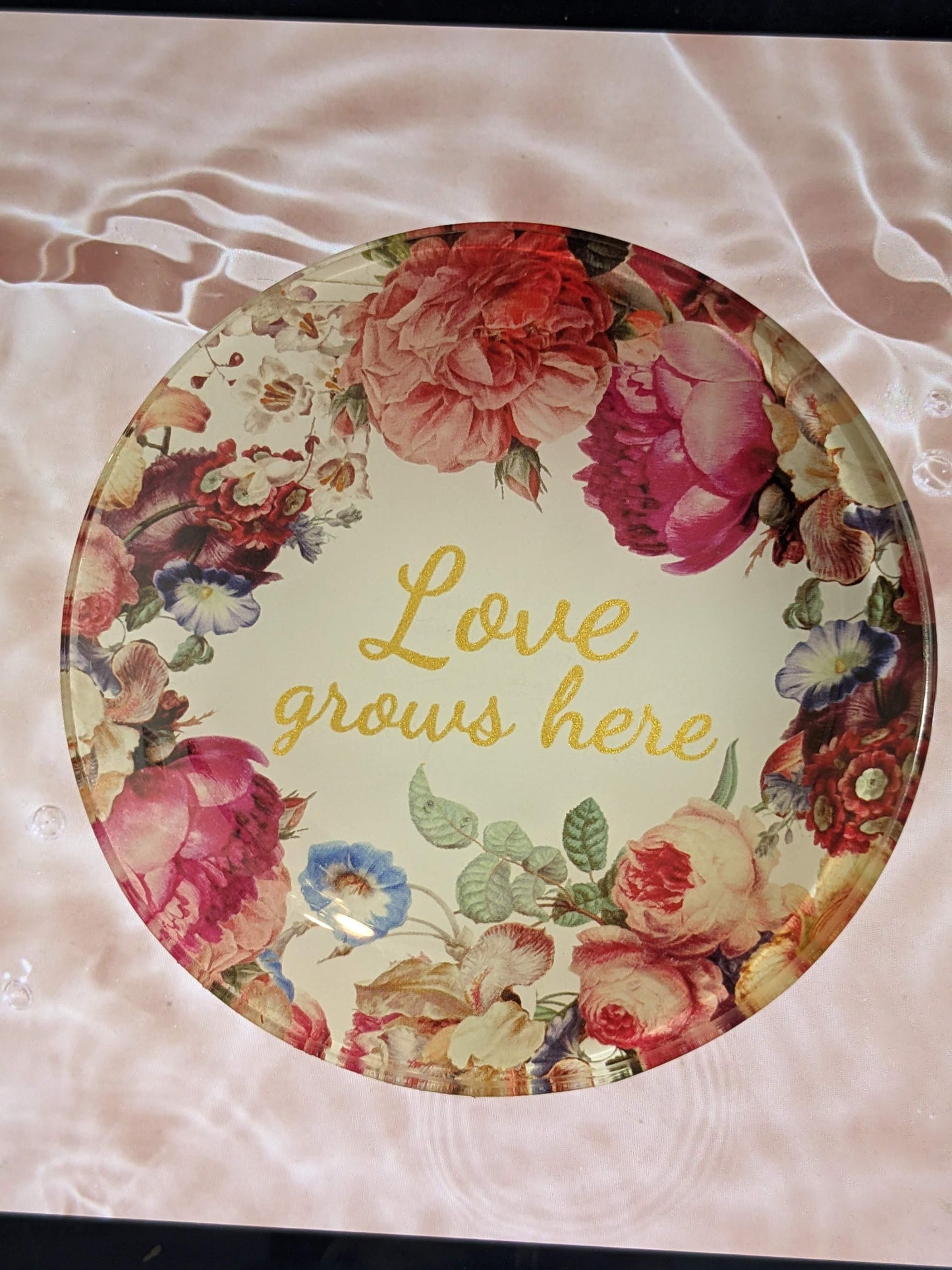 Love Grows Here Jewelry Dish