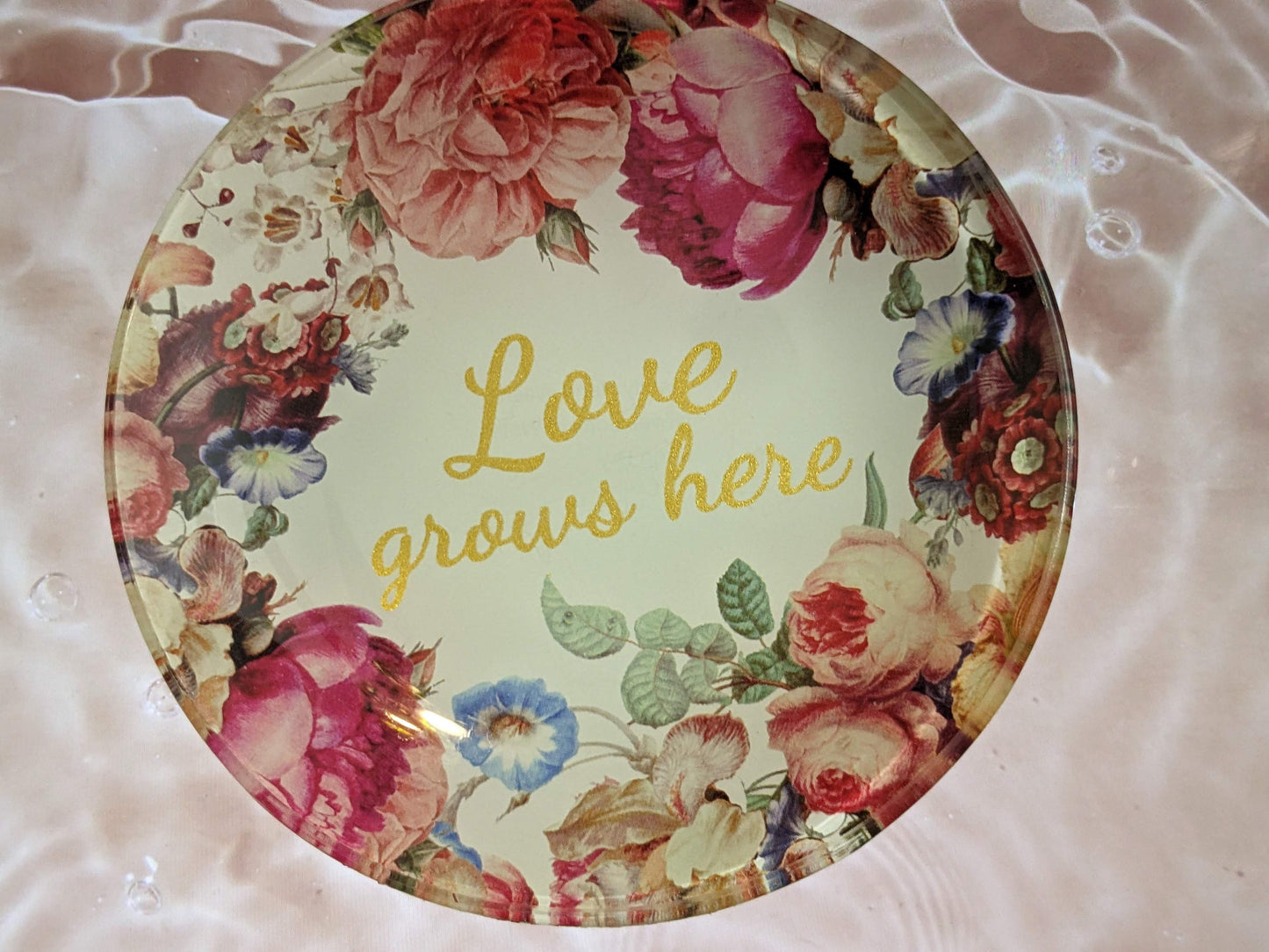 Love Grows Here Jewelry Dish