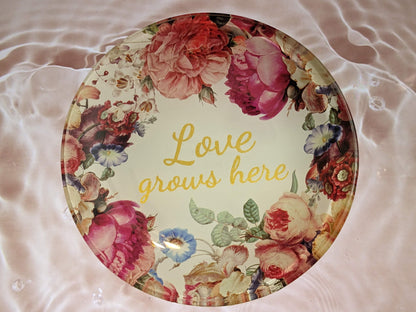 Love Grows Here Jewelry Dish