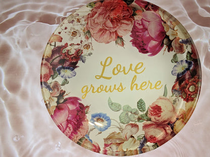 Love Grows Here Jewelry Dish