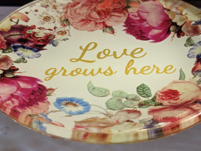 Love Grows Here Jewelry Dish