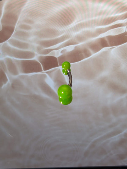 Neon Green Belly Ring