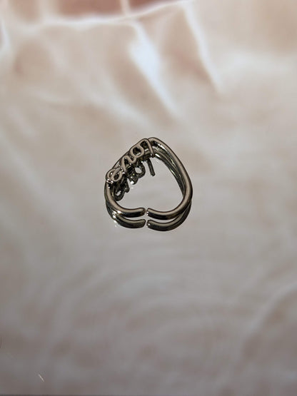 Silver Heart Love Septum