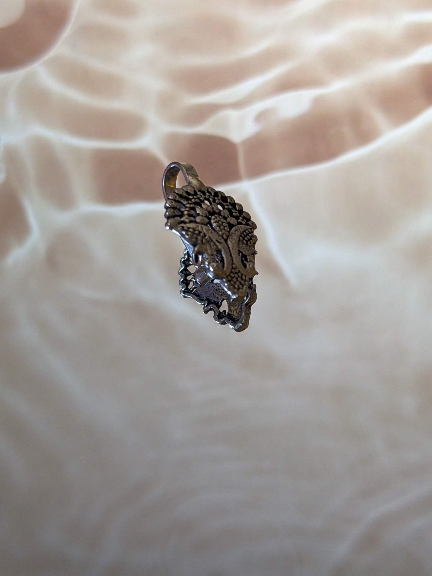 Silver Nose Cuff Peacock