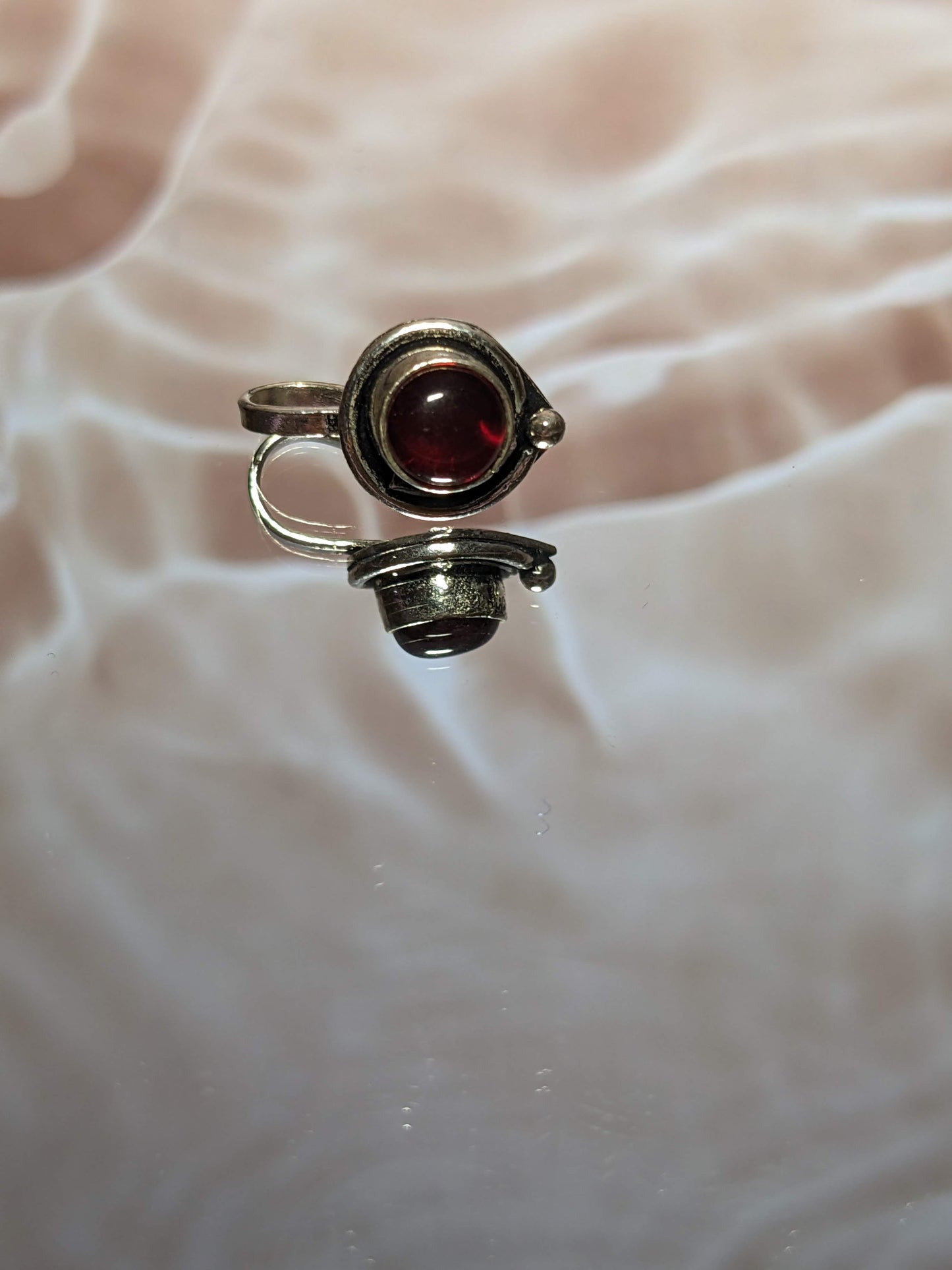 Silver Nose Cuff Ruby