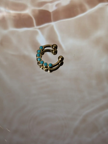 Silver Teal Septum