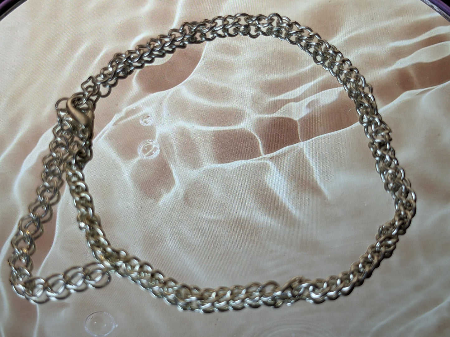 Silver Simple Anklet