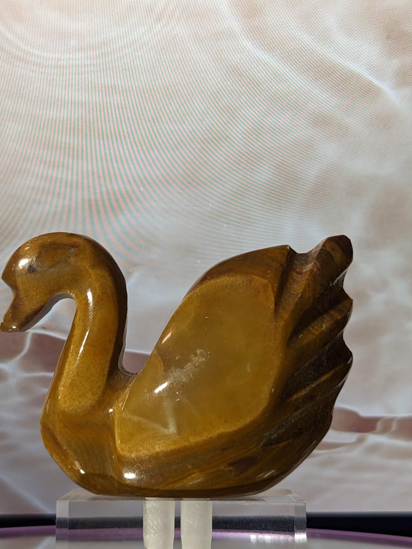 Yellow Onyx Swan