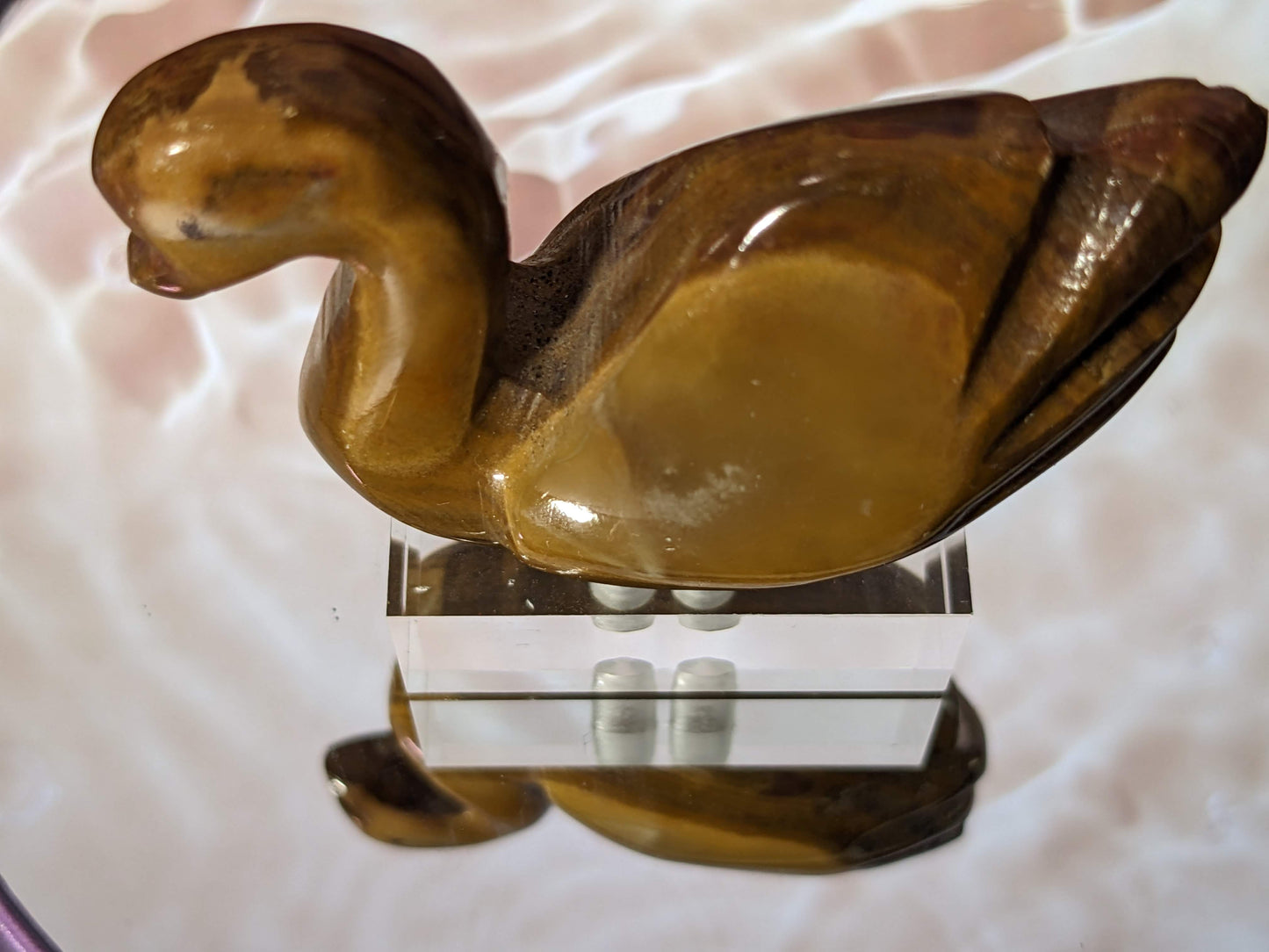 Yellow Onyx Swan