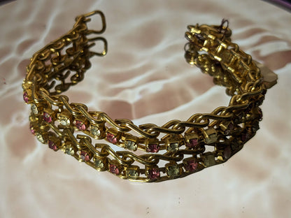 Vintage Pink Bracelet